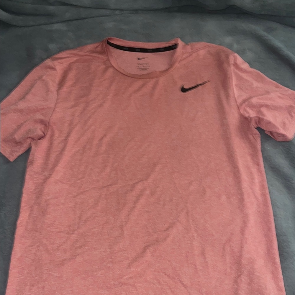 Nike Pink and Orange Short Sleeve Tee